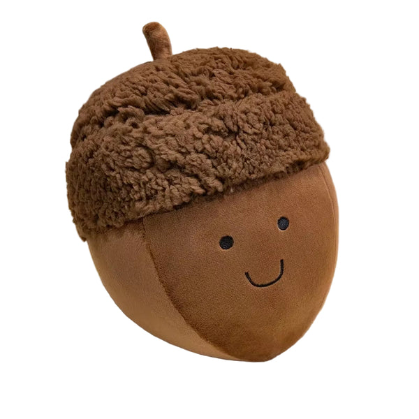 Cartoon Pinecone Stuffed Plush Pillow Soft Baby Doll Lovely Chestnut Family Plushie Toys Cute Soft Cushion Xmas Birthday Gift