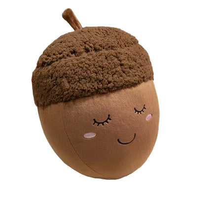 Cartoon Pinecone Stuffed Plush Pillow Soft Baby Doll Lovely Chestnut Family Plushie Toys Cute Soft Cushion Xmas Birthday Gift