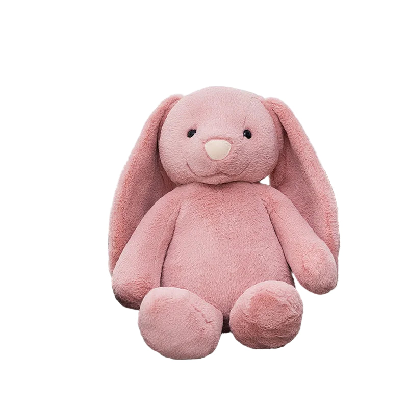Kawaii Stuffed Long Ear Rabbit Plush Toy Bunny Cartoon Soft Doll Babies Girls Sleeping Companion Plush Doll Birthday Xmas Gift
