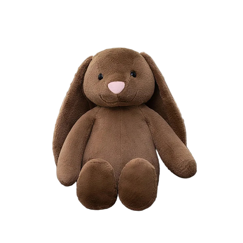 Kawaii Stuffed Long Ear Rabbit Plush Toy Bunny Cartoon Soft Doll Babies Girls Sleeping Companion Plush Doll Birthday Xmas Gift