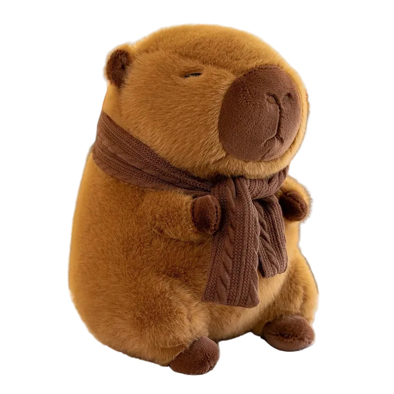 23Cm Capybara Plush Simulation Capibara Anime Fluffty Toy Cute Doll Stuffed Animals Soft Doll Plush Christmas Thanksgiving Gift