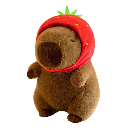 25Cm Series Capybara Plush Simulation Capibara Anime Fluffty Toy Cute Doll Stuffed Animals Soft Doll Plush Christmas Gifts
