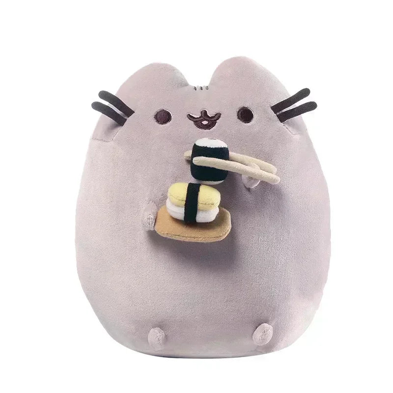 Pusheened Plush Toy Kawaii Donut Unicorn Room Decoration Cartoon Potato Chip Ice Cream Pizza Cake Cat Stuffed Animal Doll Gift
